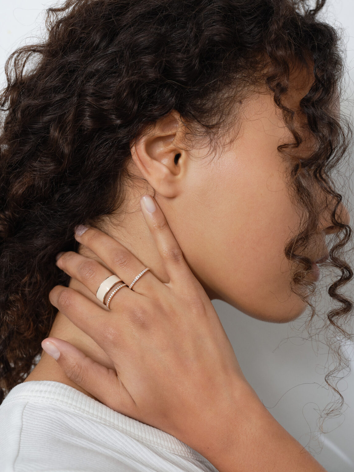 Repossi berbere ring pink gold