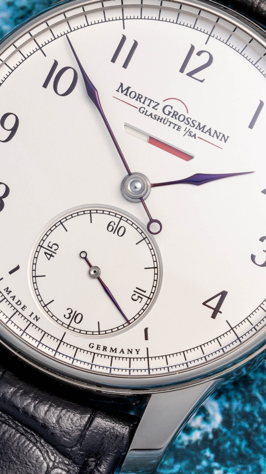 moritz grossmann benu PowerReserve white dial
