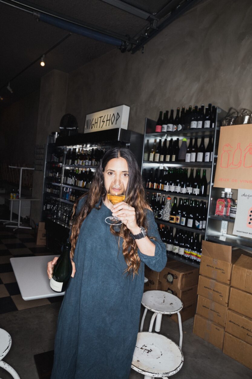 jocasta from the night shop in Dansaert is wearing a Panerai Luminor Submersible 42mm